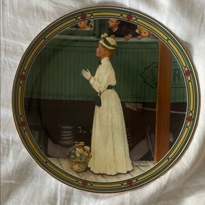 Norman Rockwell “A Mothers Welcome” plate